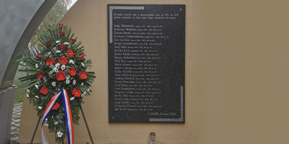 Položni vijenci povodom bladgana Svih svetih