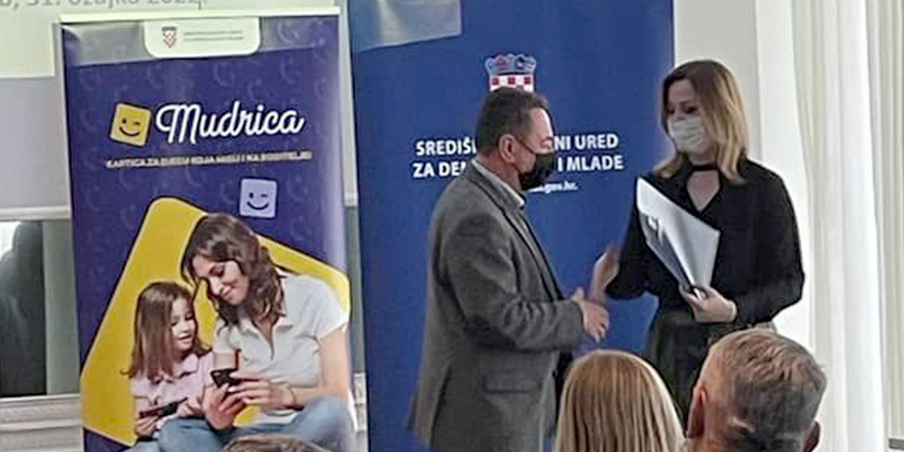 Načelnik Općine na svečanoj podjeli Ugovora o dodjeli financijskih sredstava općinama